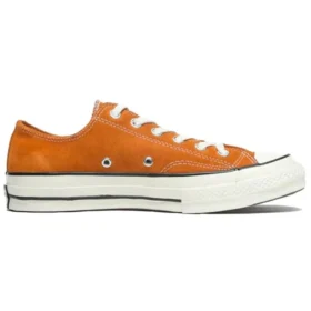 1970s OrangeBitte Retro Turn Fur Low Top Pantofi eleganți din pânză Portocaliu