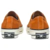 1970s OrangeBitte Retro Turn Fur Low Top Pantofi eleganți din pânză Portocaliu