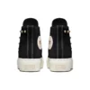 Adidași Chuck Taylor All Star cu platformă înaltă, din piele de căprioară, cu ținte „Negru”