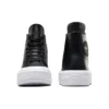 Adidași cu platformă Chuck Taylor All Star Cruise Hi „Piele neagră”