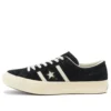 Adidași unisex din piele de căprioară, cu talpă joasă, cu steagul SUA, negri