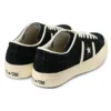 Adidași unisex din piele de căprioară, cu talpă joasă, cu steagul SUA, negri