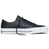 Adidași unisex One Star din piele, cu talpă joasă, negru/alb