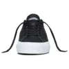Adidași unisex One Star din piele, cu talpă joasă, negru/alb