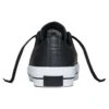 Adidași unisex One Star din piele, cu talpă joasă, negru/alb
