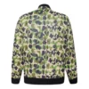 Bomber utilitar imprimat Mărimi asiatice „Verde-galben”