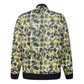 Bomber utilitar imprimat Mărimi asiatice „Verde-galben”