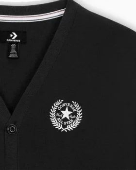 Cardigan retro Mărimi asiatice „Negru”