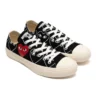CDG x Converse Chuck Taylor All Star Multi Heart Black „White Red”