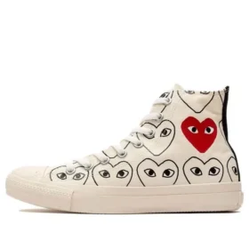 CDG x Converse Chuck Taylor All Star Multi Heart „Ivory Black”