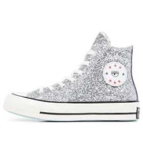 Chiara x Chuck 70 High „Silver Glitter Purple”