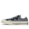 Chuck 1970s Leather Low Top Gri Negru