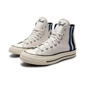 Chuck 70 Archival Stripes High Top „Alb Albastru Negru”