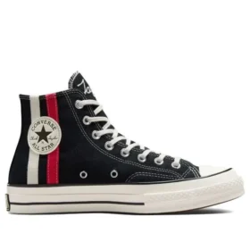 Chuck 70 Archival Stripes „Negru Alb Roșu”