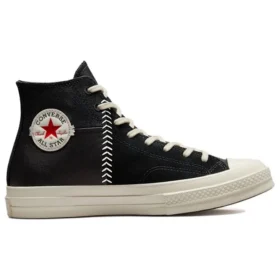 Chuck 70 Crafted Leather High „Black Egret”