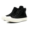 Chuck 70 cu guler căptușit, înalt „Anodized Metals – Negru”
