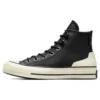 Chuck 70 din piele înaltă „Black Egret”