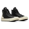 Chuck 70 din piele înaltă „Black Egret”