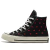 Chuck 70 Embroidered Lips High „Love Me – Black”