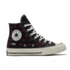 Chuck 70 Embroidered Lips High „Love Me – Black”