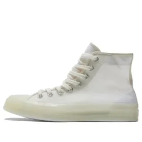 Chuck 70 HI Adidași din pânză translucidă „Egret”