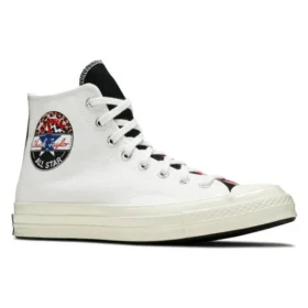 Chuck 70 Hi „Logo Play – White Rush Blue”