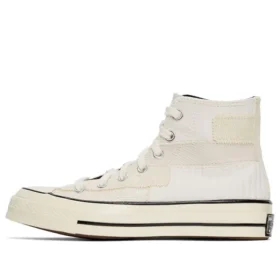 Chuck 70 Hi „Mono Patchwork – Alb antic”