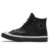 Chuck 70 HI „Piele neagră Alb”