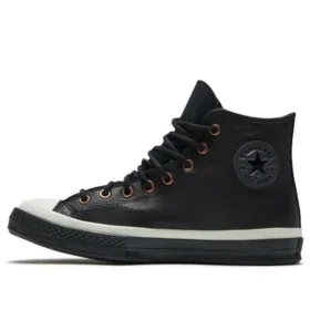 Chuck 70 HI „Piele neagră Alb”