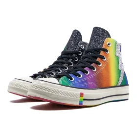 Chuck 70 Hi „Pride Shimmering Black Rainbow”