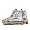 Chuck 70 High „ADER ERROR” – Alb/Albastru Imperial
