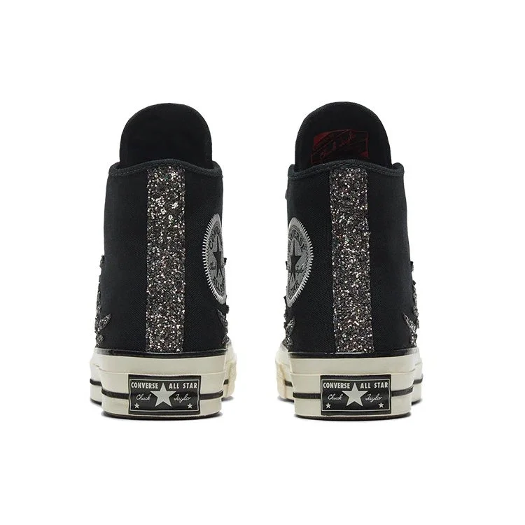Chuck 70 High „Archival Glitter Flame – Black Egret” Chuck 70 High „Archival Glitter Flame – Black Egret”