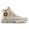 Chuck 70 High „Archive Paint Splatter – Egret”