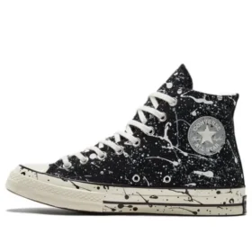 Chuck 70 High „Archive Paint Splatter – Negru”