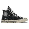 Chuck 70 High „Archive Paint Splatter – Negru”