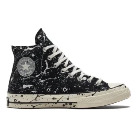 Chuck 70 High „Archive Paint Splatter – Negru”