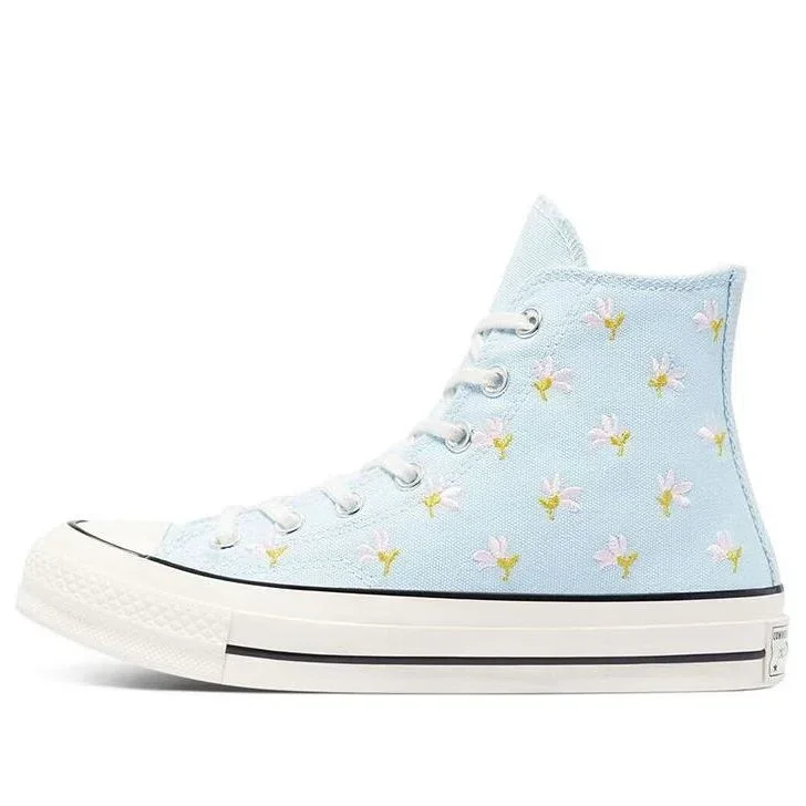 Chuck 70 High „Embroidered Floral Print – Chambray Blue” Chuck 70 High „Embroidered Floral Print – Chambray Blue”