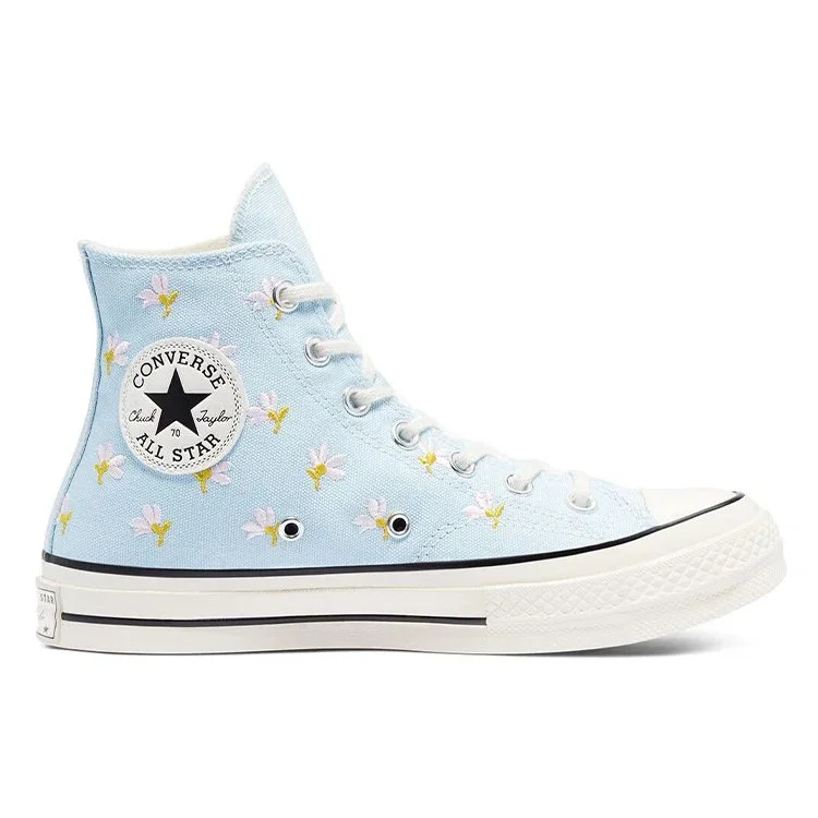 Chuck 70 High „Embroidered Floral Print – Chambray Blue” Chuck 70 High „Embroidered Floral Print – Chambray Blue”