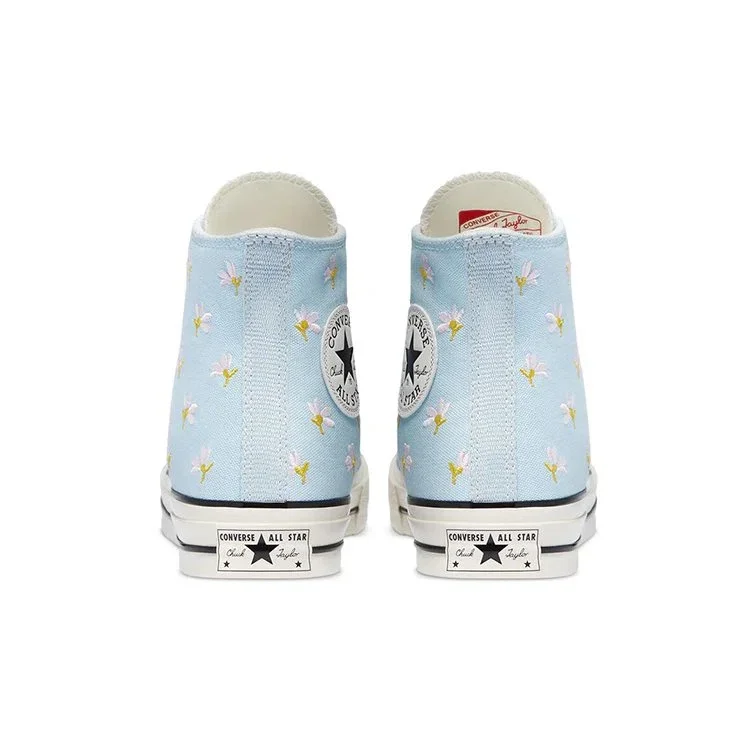 Chuck 70 High „Embroidered Floral Print – Chambray Blue” Chuck 70 High „Embroidered Floral Print – Chambray Blue”