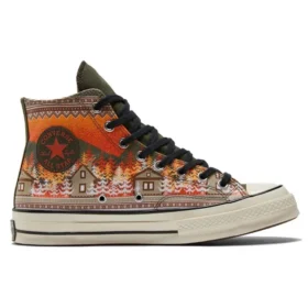 Chuck 70 High „Holiday Sweater – Orange”