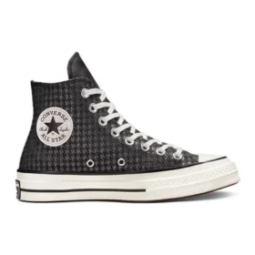 Chuck 70 High „Houndstooth Shine – Black”