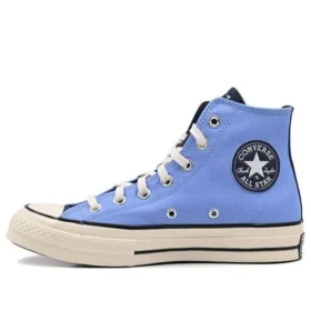Chuck 70 High Letterman „Lt. Blue Navy Egret”
