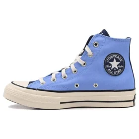 Chuck 70 High Letterman „Lt. Blue Navy Egret”
