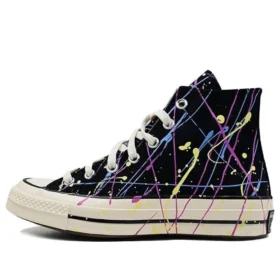 Chuck 70 High „Paint Splatter – Black”