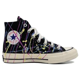 Chuck 70 High „Paint Splatter – Black”