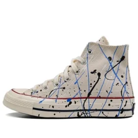 Chuck 70 High „Paint Splatter – Egret”