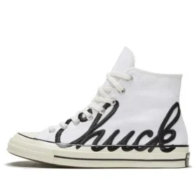 Chuck 70 High „Scripted Signature Print – White Egret”