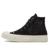 Chuck 70 High „Speckled Black Crochet”