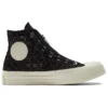 Chuck 70 High „Speckled Black Crochet”