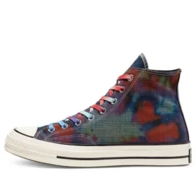 Chuck 70 High „Tie Dye Plaid”